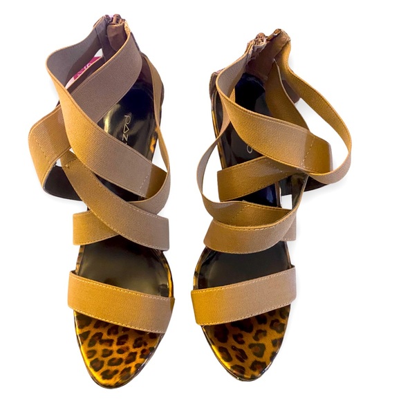 Fabulous animal print Pazzo heels!  Size 8 - Picture 1 of 8